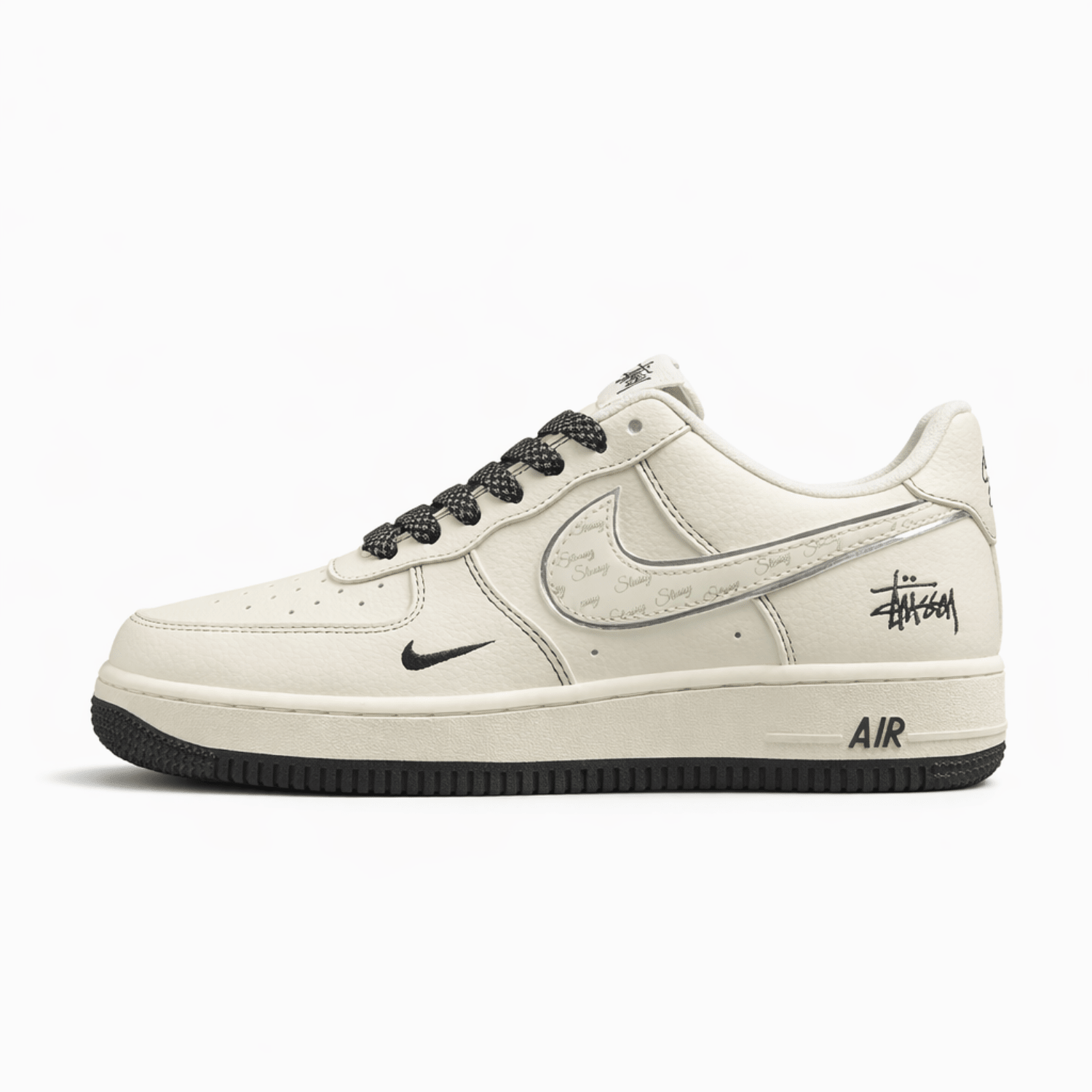 Fabrika Supply Air Force 1 ’07 Beige / Black | sapatilhas Sole Rua