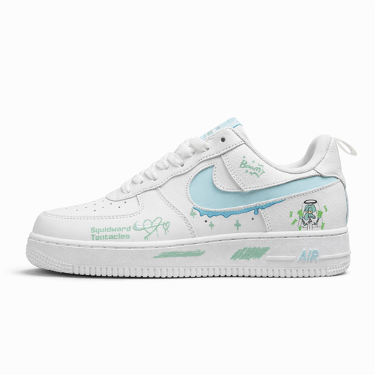 Fabrika Supply Air Force 1 ’07 White / Sky Blue | sapatilhas Sole Rua