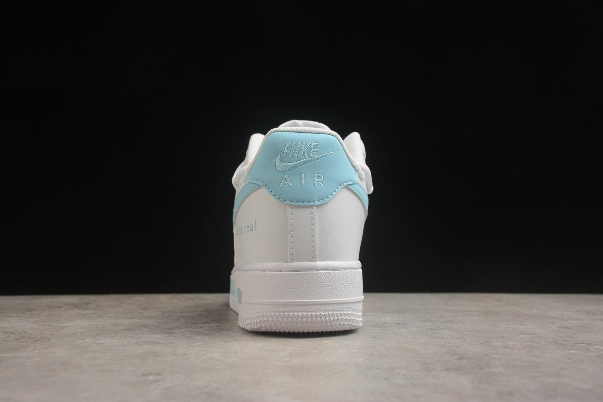 Fabrika Supply Air Force 1 Low “Love Real” White / Sky Blue | sapatilhas Sole Rua
