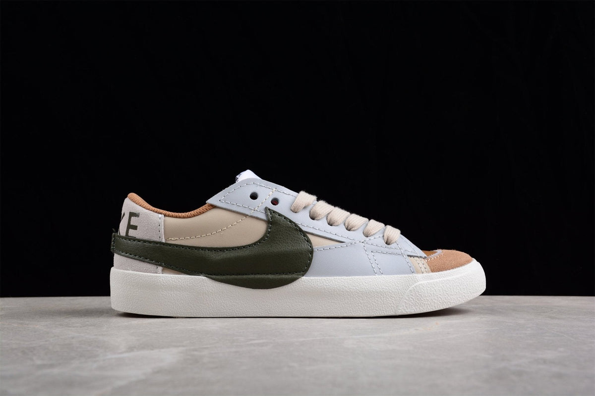 Fabrika Supply Blazer Low ’77 Beige / Olive Green | sapatilhas Sole Rua
