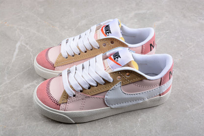 Fabrika Supply Blazer Low ’77 Pink / Beige / White | sapatilhas Sole Rua
