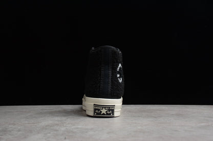 Fabrika Supply Chuck 70 HI Sherpa Black / White / Egret | sapatilhas Sole Rua