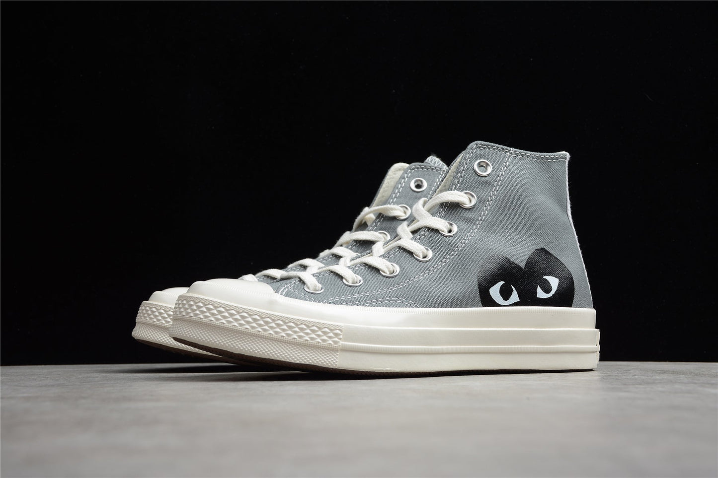 Fabrika Supply Comme des Garçons Play Chuck 70 HI Platform Grey | sapatilhas Sole Rua
