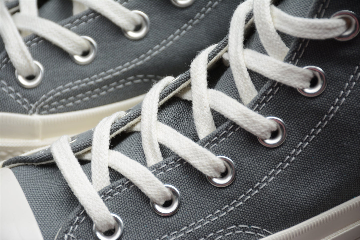 Fabrika Supply Comme des Garçons Play Chuck 70 HI Platform Grey | sapatilhas Sole Rua