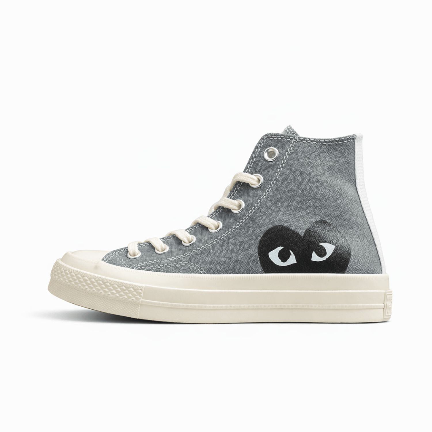Fabrika Supply Comme des Garçons Play Chuck 70 HI Platform Grey | sapatilhas Sole Rua