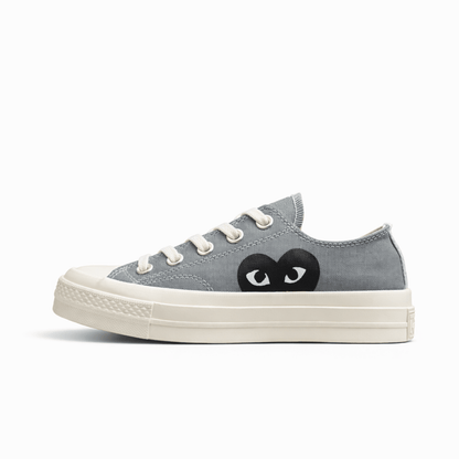 Fabrika Supply Comme des Garçons Play Chuck 70 Low Platform Grey | sapatilhas Sole Rua