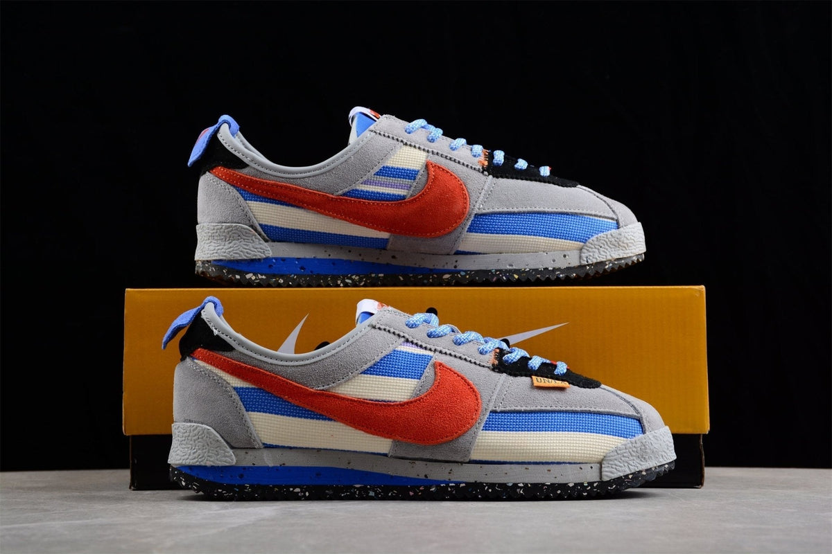 Essenza Rosa Cortez SP “Union LA” Grey / Blue / Red | sapatilhas Sole Rua