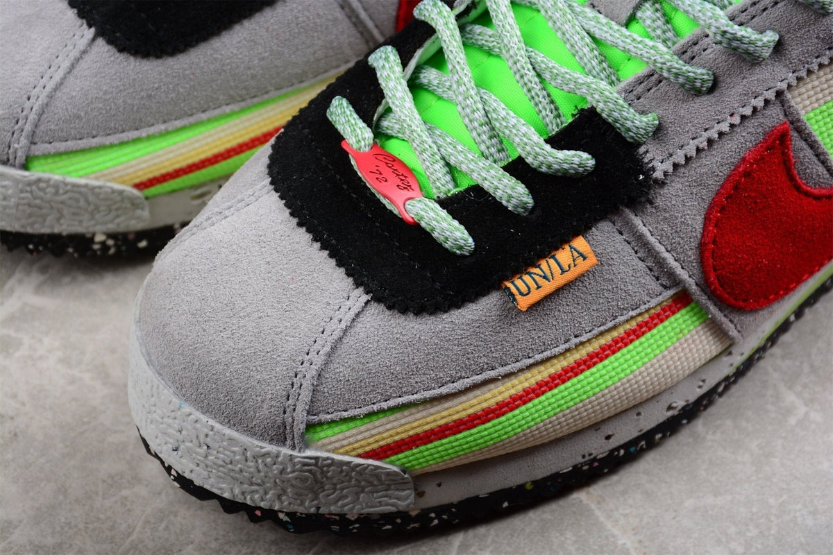 Fabrika Supply Cortez SP “Union LA” Grey / Green / Red | sapatilhas Sole Rua