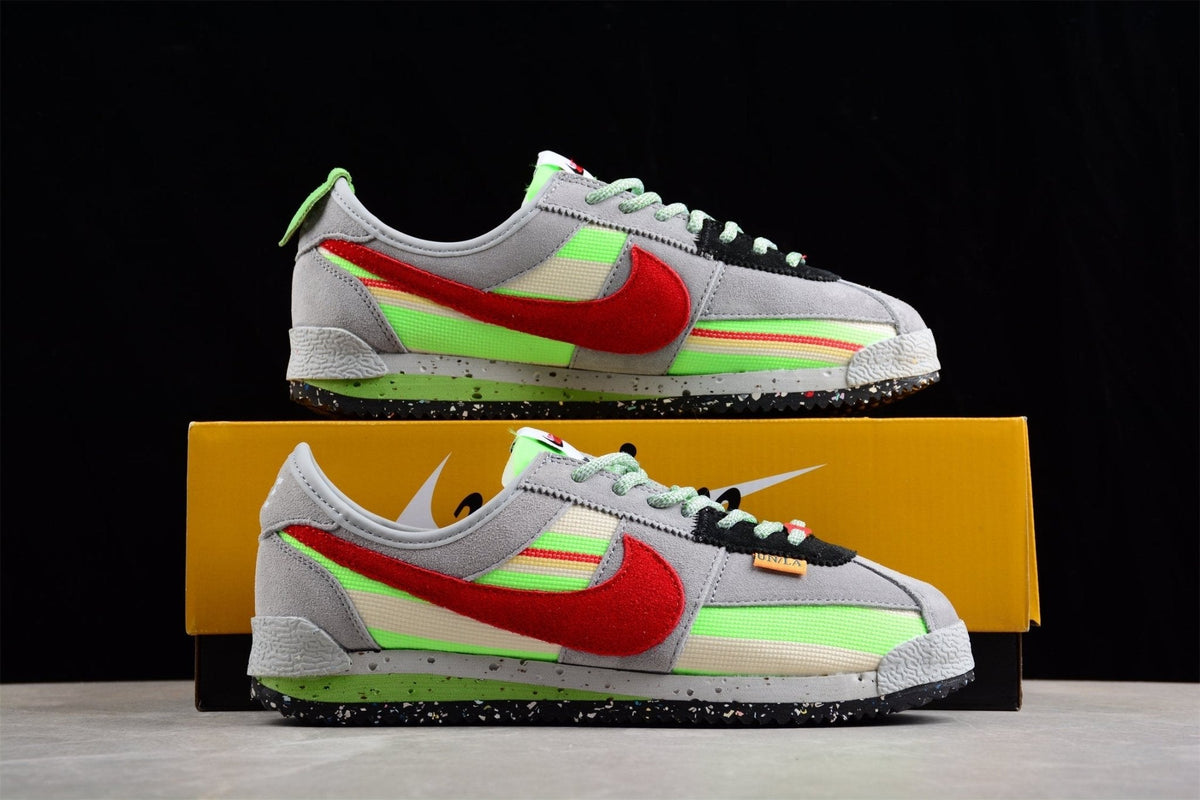 Fabrika Supply Cortez SP “Union LA” Grey / Green / Red | sapatilhas Sole Rua