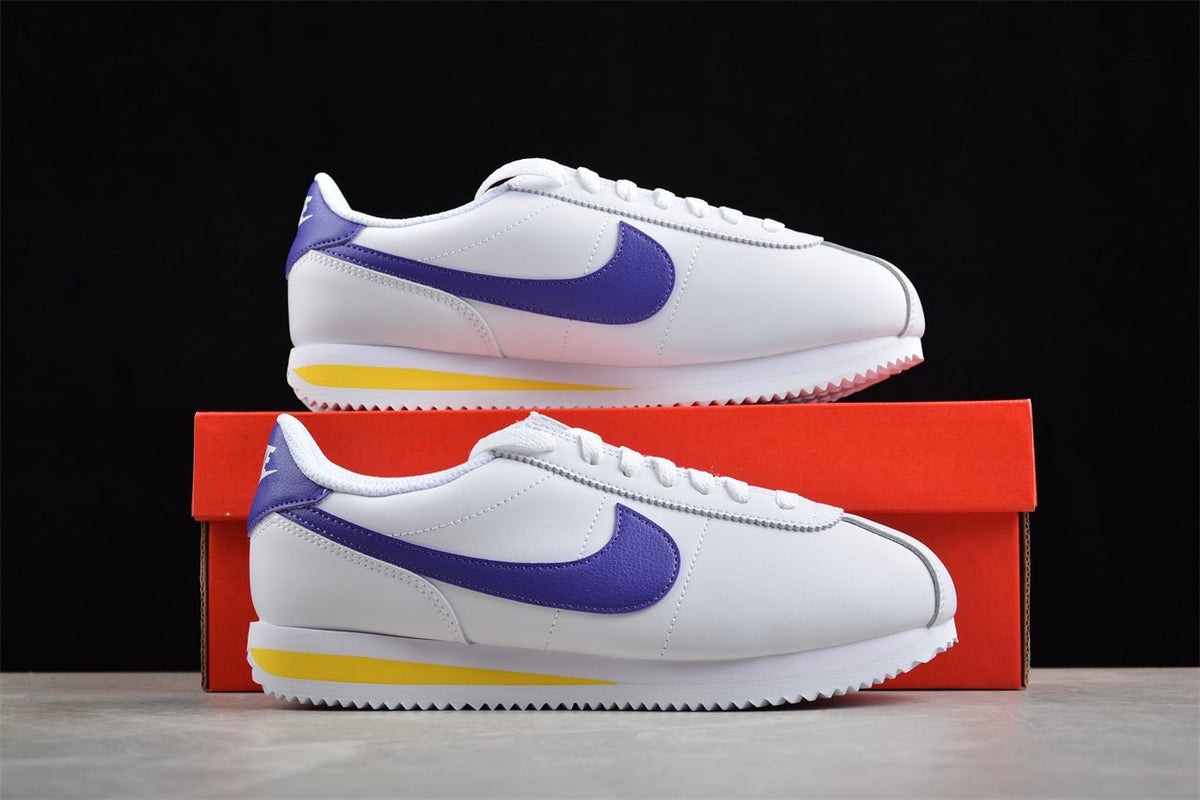 Fabrika Supply Cortez White / Purple / Yellow | sapatilhas Sole Rua