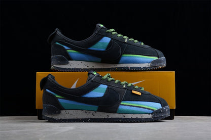 Essenza Rosa Cortez x Union LA Black / Blue / Green | sapatilhas Sole Rua