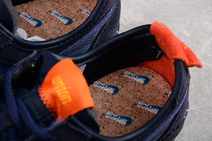 Essenza Rosa Cortez x Union LA Navy / Orange | sapatilhas Sole Rua