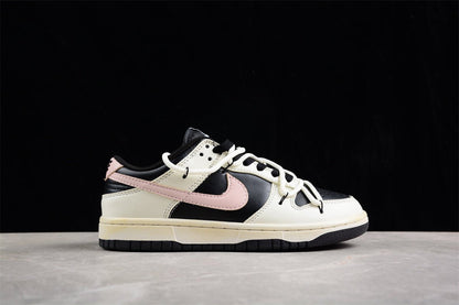 Essenza Rosa Dunk Low Black / Cream / Pastel Pink | sapatilhas Sole Rua