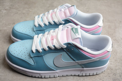 Essenza Rosa Dunk Low Blue / Sky Blue / Pastel Pink | sapatilhas Sole Rua