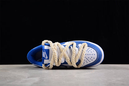 Essenza Rosa Dunk Low Blue / White | sapatilhas Sole Rua