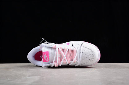 Essenza Rosa Dunk Low White / Pink / Black | sapatilhas Sole Rua