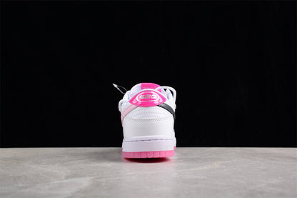 Essenza Rosa Dunk Low White / Pink / Black | sapatilhas Sole Rua