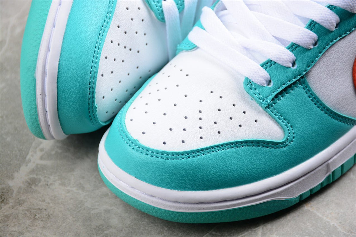 Essenza Rosa Dunk Low White / Sky Blue / Orange | sapatilhas Sole Rua