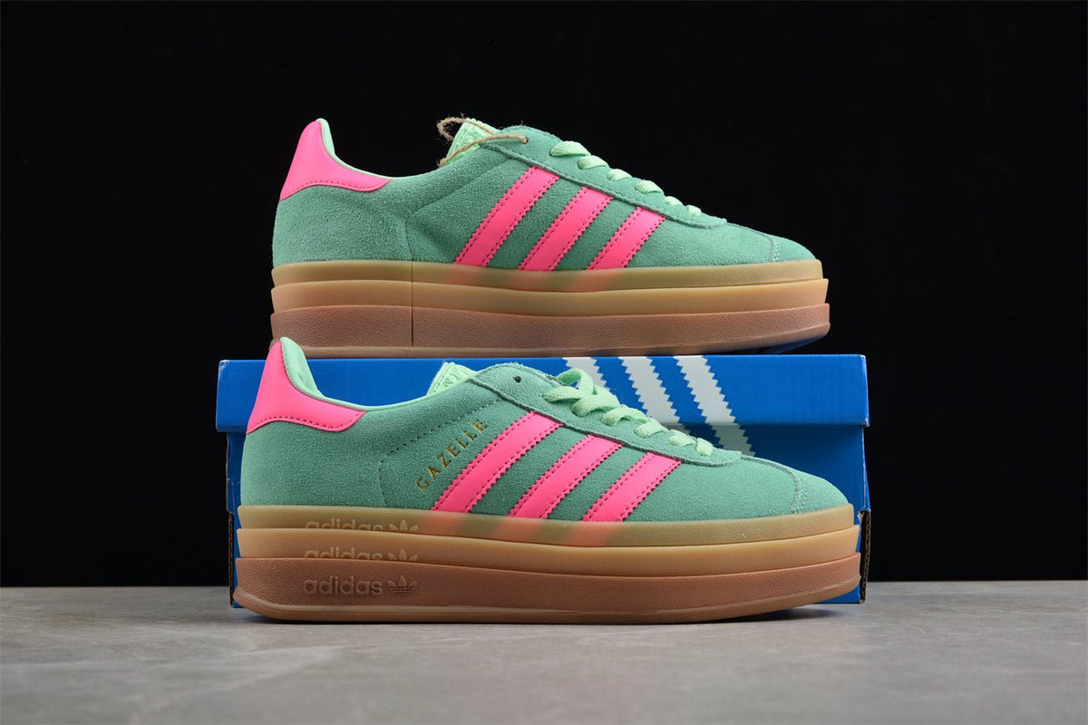 Fabrika Supply Gazelle Bold Aqua Green / Pink | sapatilhas Sole Rua