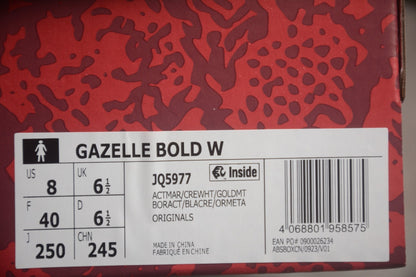 Fabrika Supply Gazelle Bold Red / White | sapatilhas Sole Rua
