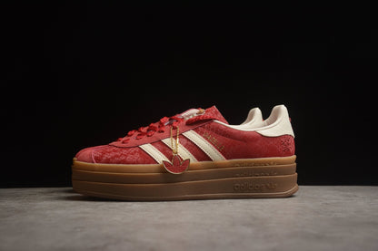 Fabrika Supply Gazelle Bold Red / White | sapatilhas Sole Rua