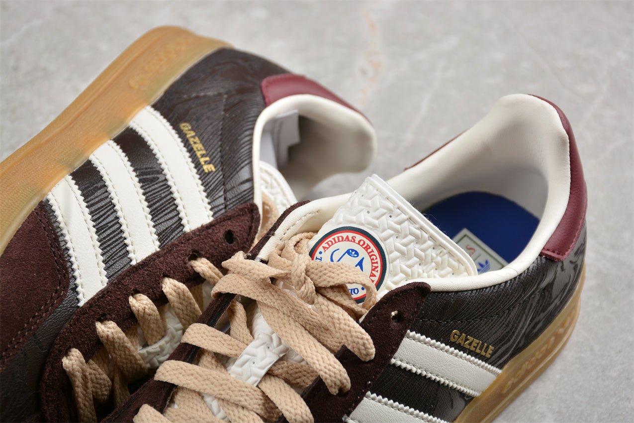 Fabrika Supply Gazelle Brown / White | sapatilhas Sole Rua