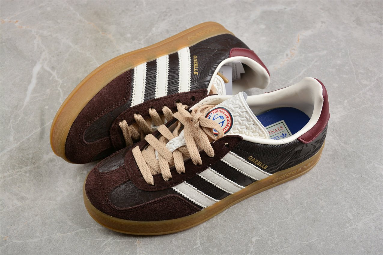 Fabrika Supply Gazelle Brown / White | sapatilhas Sole Rua
