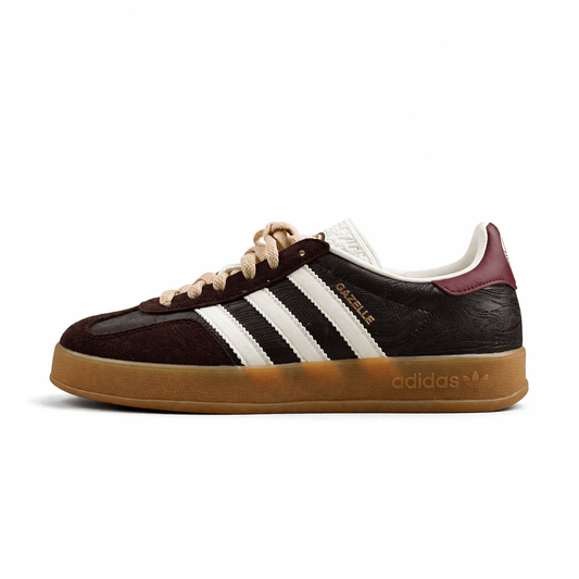 Fabrika Supply Gazelle Brown / White | sapatilhas Sole Rua
