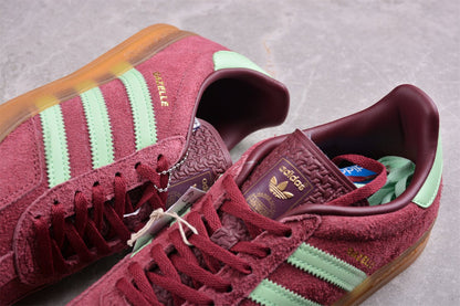 Fabrika Supply Gazelle Burgundy / Mint Green | sapatilhas Sole Rua
