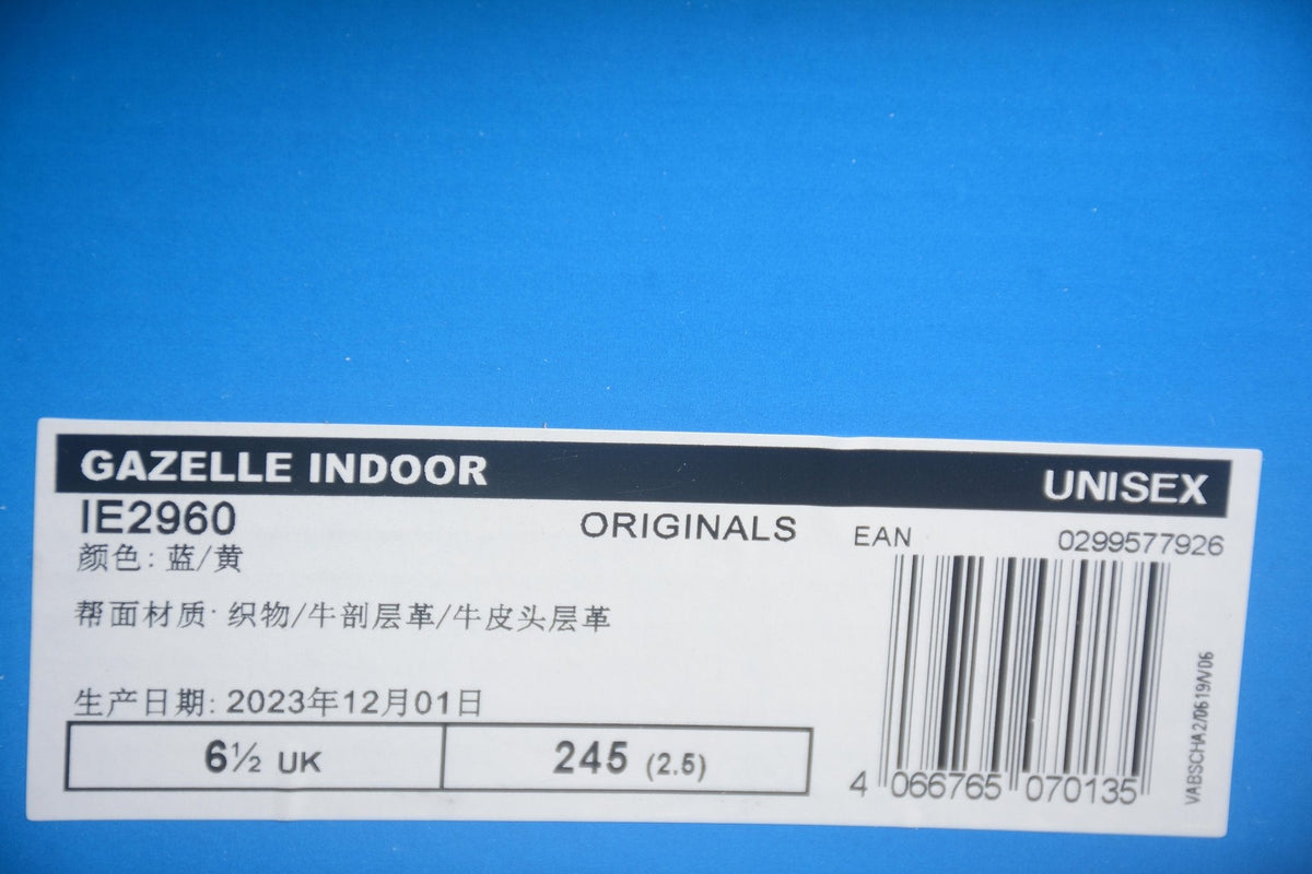 Fabrika Supply Gazelle Sky Blue / Yellow | sapatilhas Sole Rua