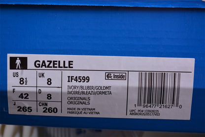 Fabrika Supply Gazelle White / Blue | sapatilhas Sole Rua