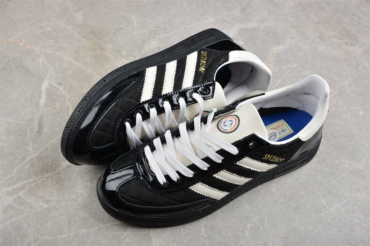 Fabrika Supply Handball Spezial Patent Black / White | sapatilhas Sole Rua