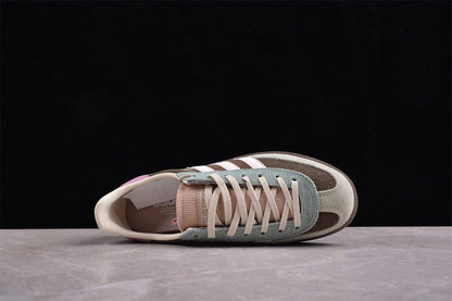 Fabrika Supply Handball Spezial Sage Green / Brown / White / Corduroy | sapatilhas Sole Rua