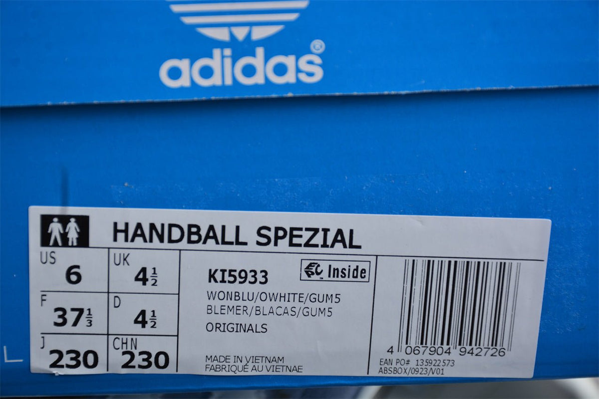 Fabrika Supply Handball Spezial Sky Blue / White | sapatilhas Sole Rua