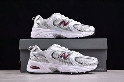 Essenza Rosa NB 530 Silver / Burgundy | sapatilhas Sole Rua