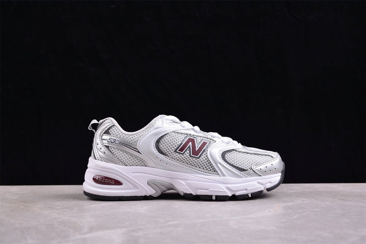 Essenza Rosa NB 530 Silver / Burgundy | sapatilhas Sole Rua