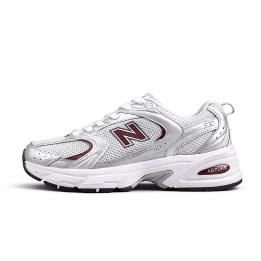 Essenza Rosa NB 530 Silver / Burgundy | sapatilhas Sole Rua