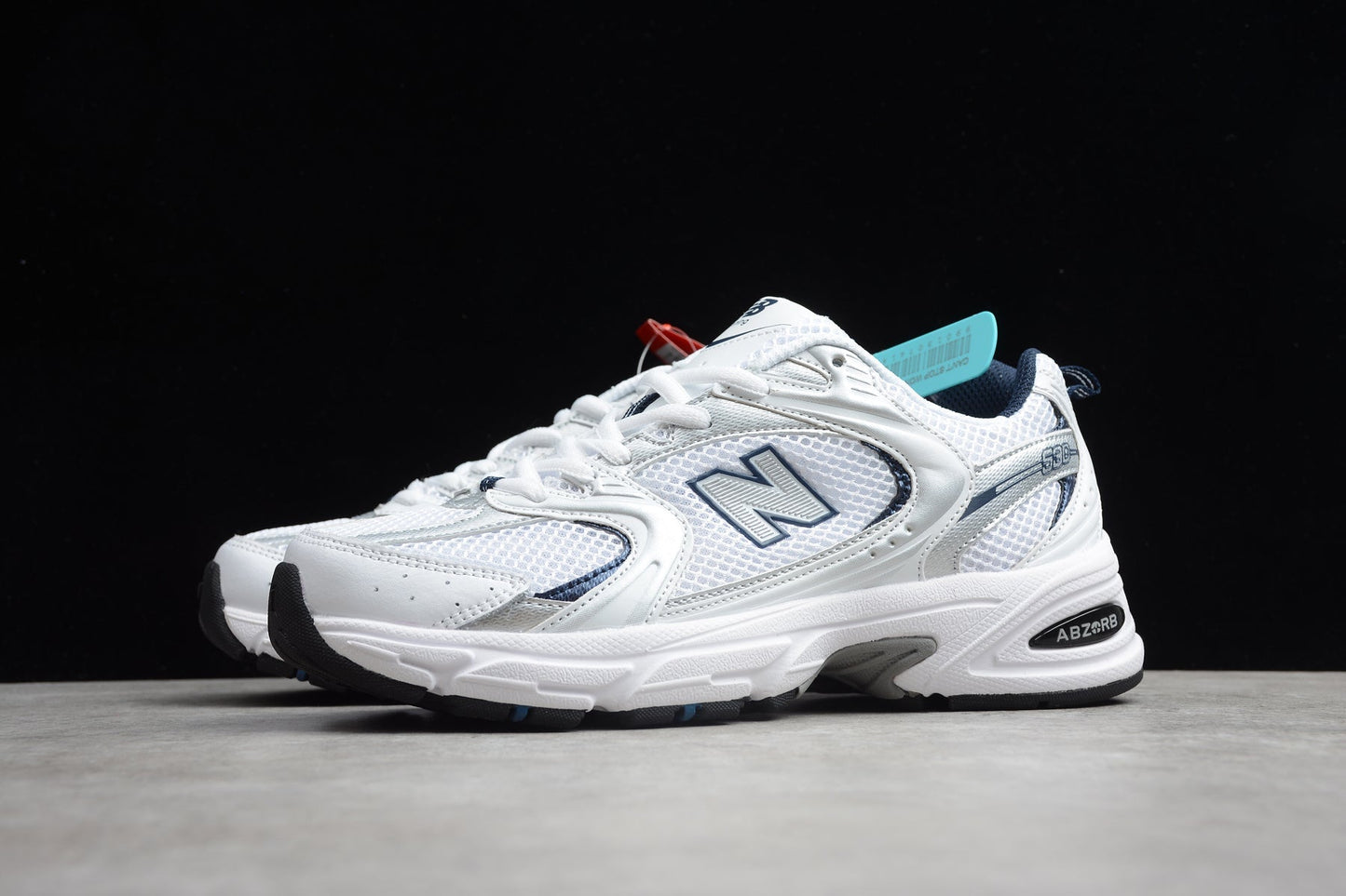 Essenza Rosa NB 530 White / Navy Blue | sapatilhas Sole Rua