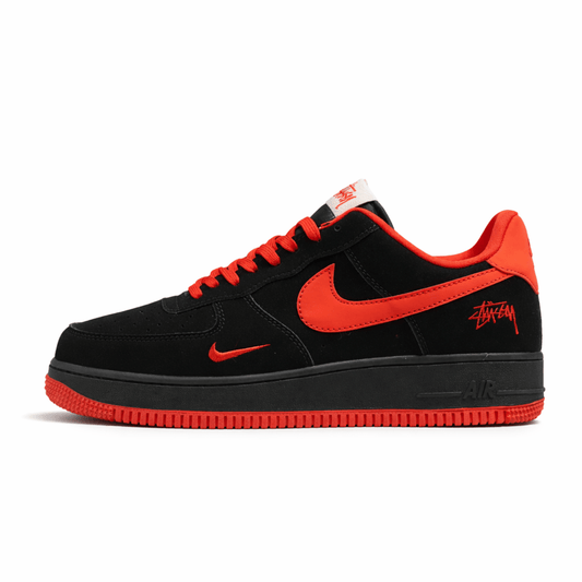 Urban Sport Zone Air Force 1 Low Black / Red | sapatilhas Sole Rua