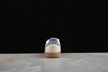 Fabrika Supply Samba OG Light Beige / Collegiate Navy | sapatilhas Sole Rua