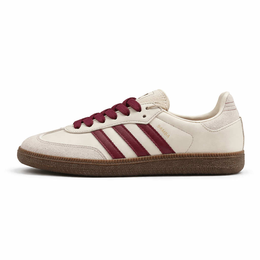 Fabrika Supply Samba OG Wonder White / Maroon | sapatilhas Sole Rua