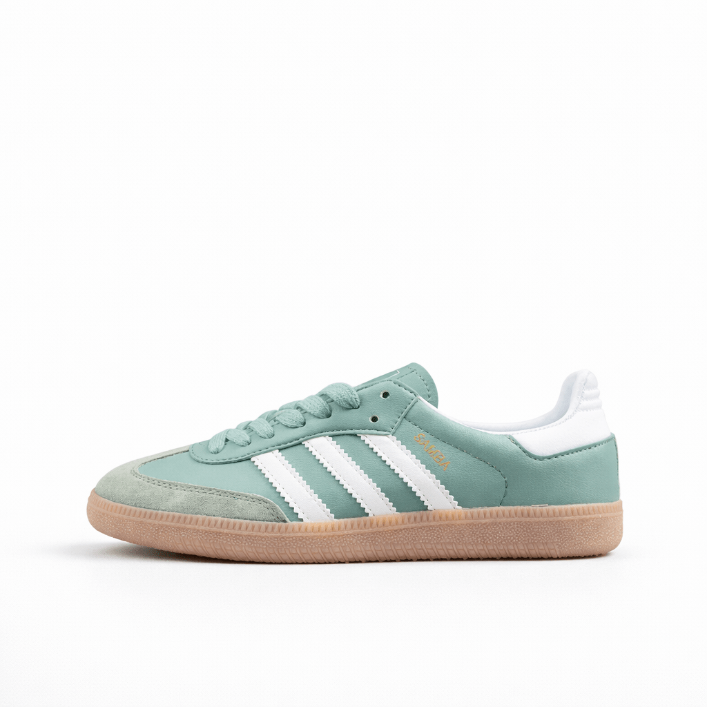 Fabrika Supply Samba Vegan Mint Green / White | sapatilhas Sole Rua